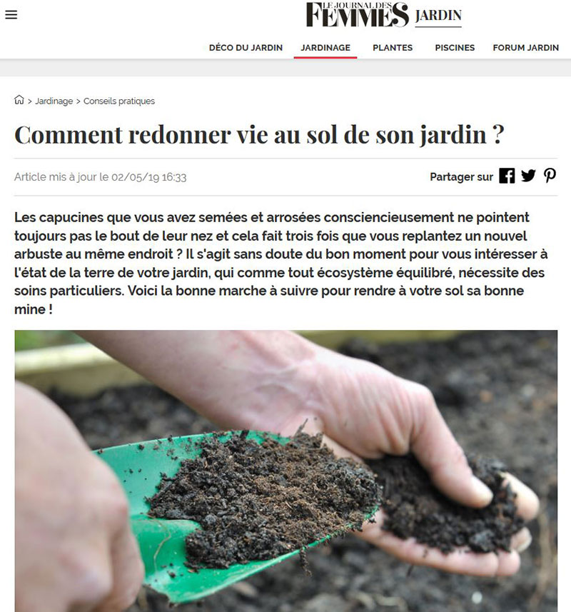 Redonnez vie au sol de votre jardin avec les conseils de Xavier Poillot !