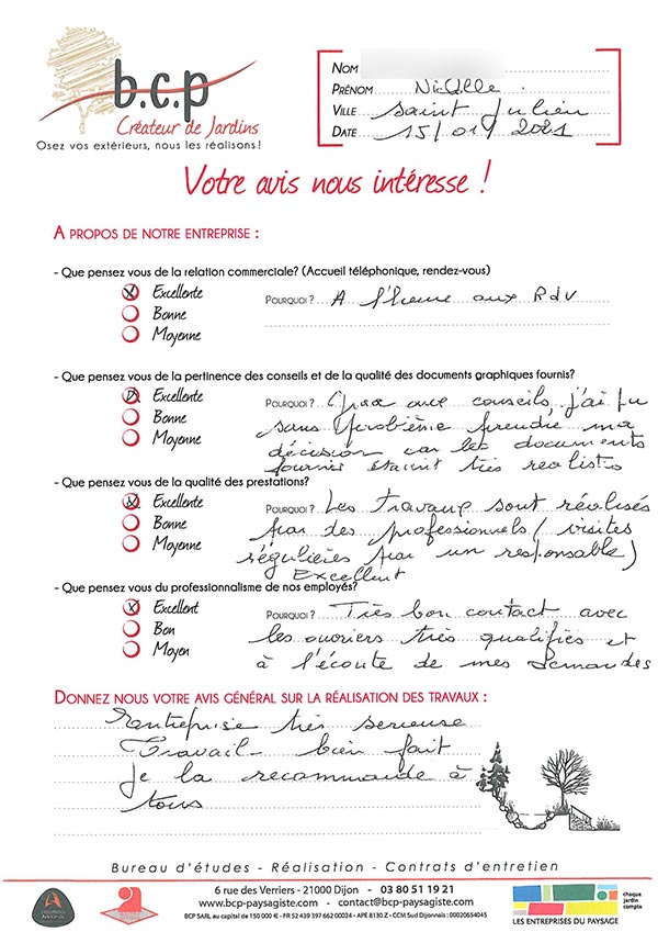 Avis 79, Saint Julien, janvier 2021