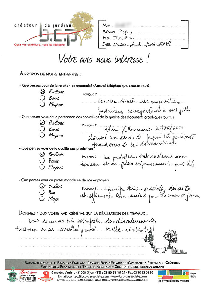 Avis 64, Talant, Dijon Mai 2019