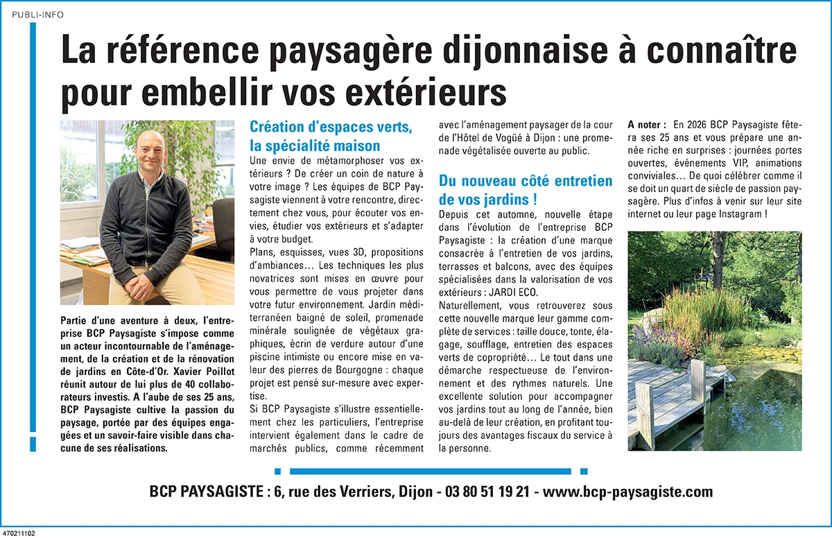 La référence paysagère dijonnaise