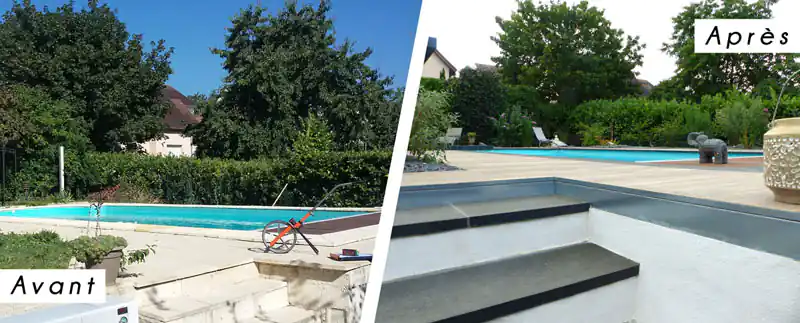 Photo Rénovation d'une piscine