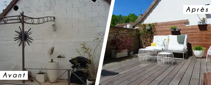 Photo Terrasse et bardage en bois