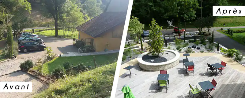 Photo Terrasse en bois dans le Jura