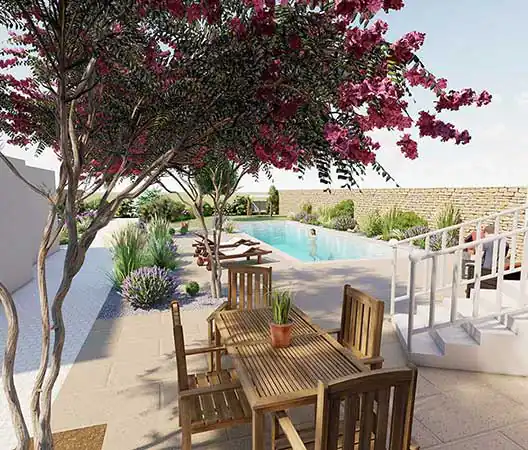 Aménagement d'une piscine