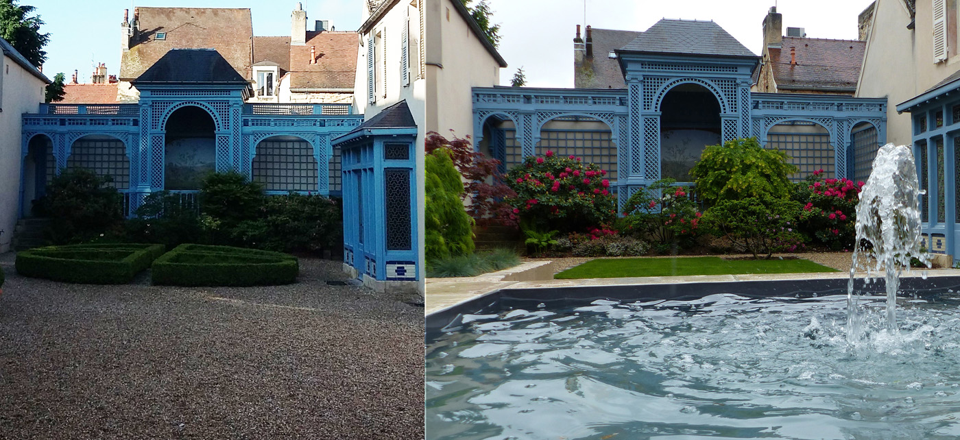 Cours de jardin à Beaune