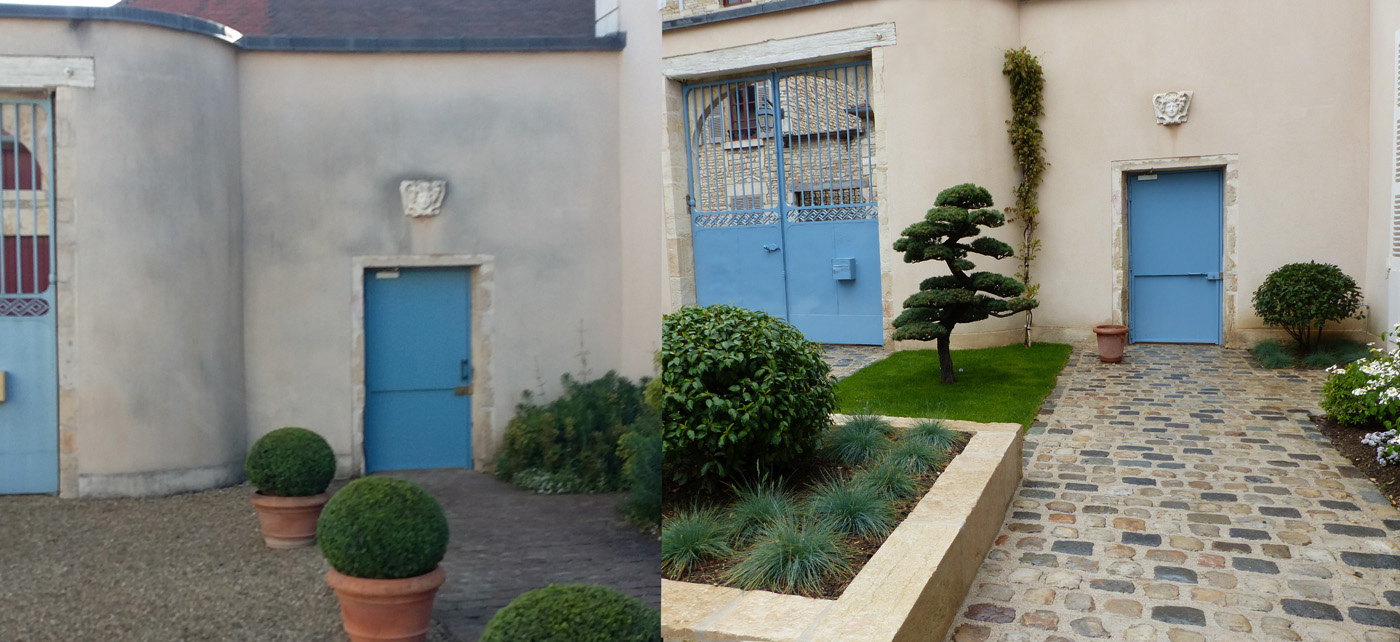 Un aménagement de jardin à Beaune