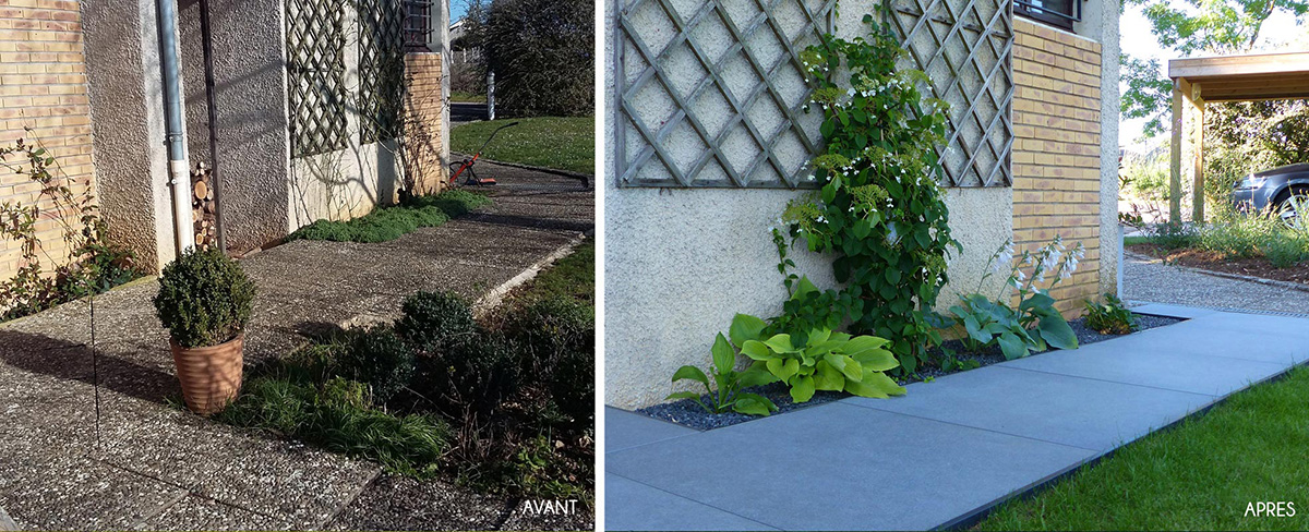 Cours de jardin à Beaune