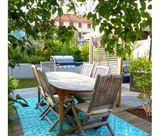 Jardin convivial et verdoyant à Dijon 16