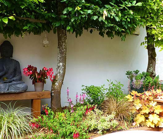 jardin avec terrasse en bois 17