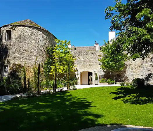 Aménagement d'une cour à Beaune