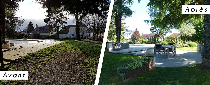 Rénovation d'un espace piscine en Bourgogne