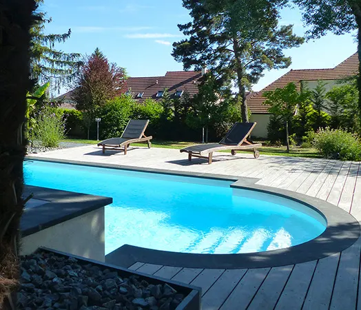Rénovation d'un espace piscine en Bourgogne