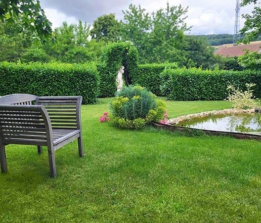 Rénovation d'un jardin à la campagne 