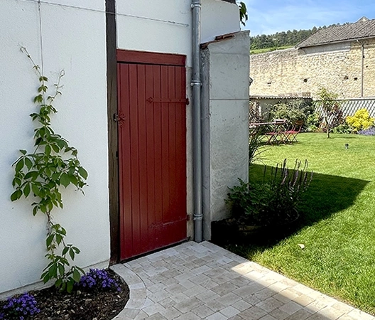 pavage teinte de bourgogne