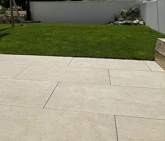 Terrasse en grès cérame