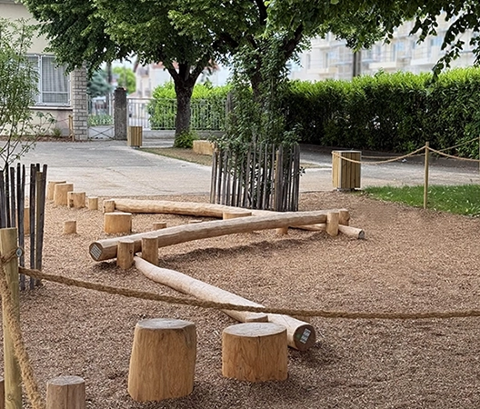Aires de jeux de l'arriere cours