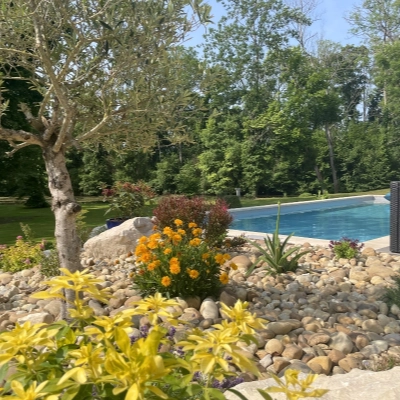 Une piscine intégrée