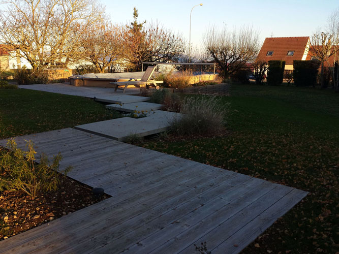 Terrasses par votre paysagiste à Dijon