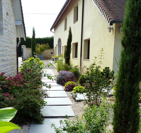 TAllées, paves & plantation de jardin